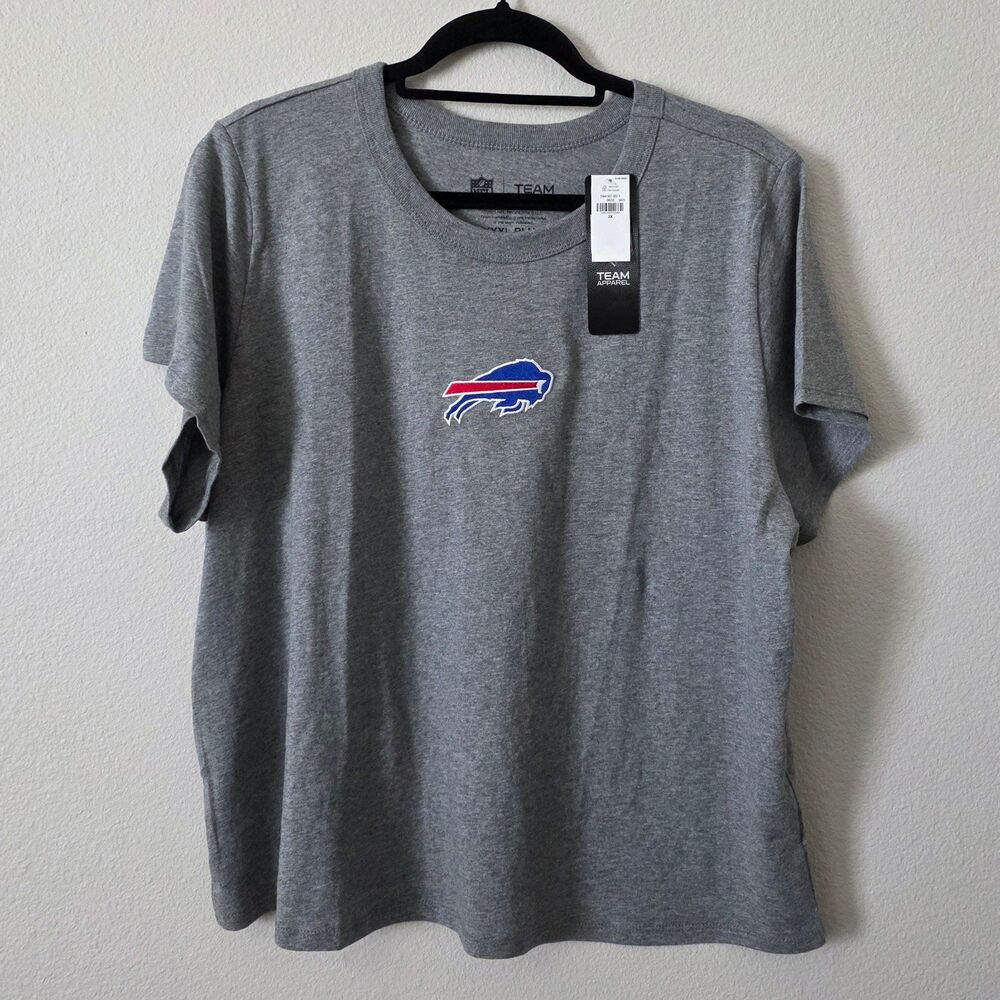 NWT Old Navy x NFL Buffalo Bills Gray Crop Tee Size 3X